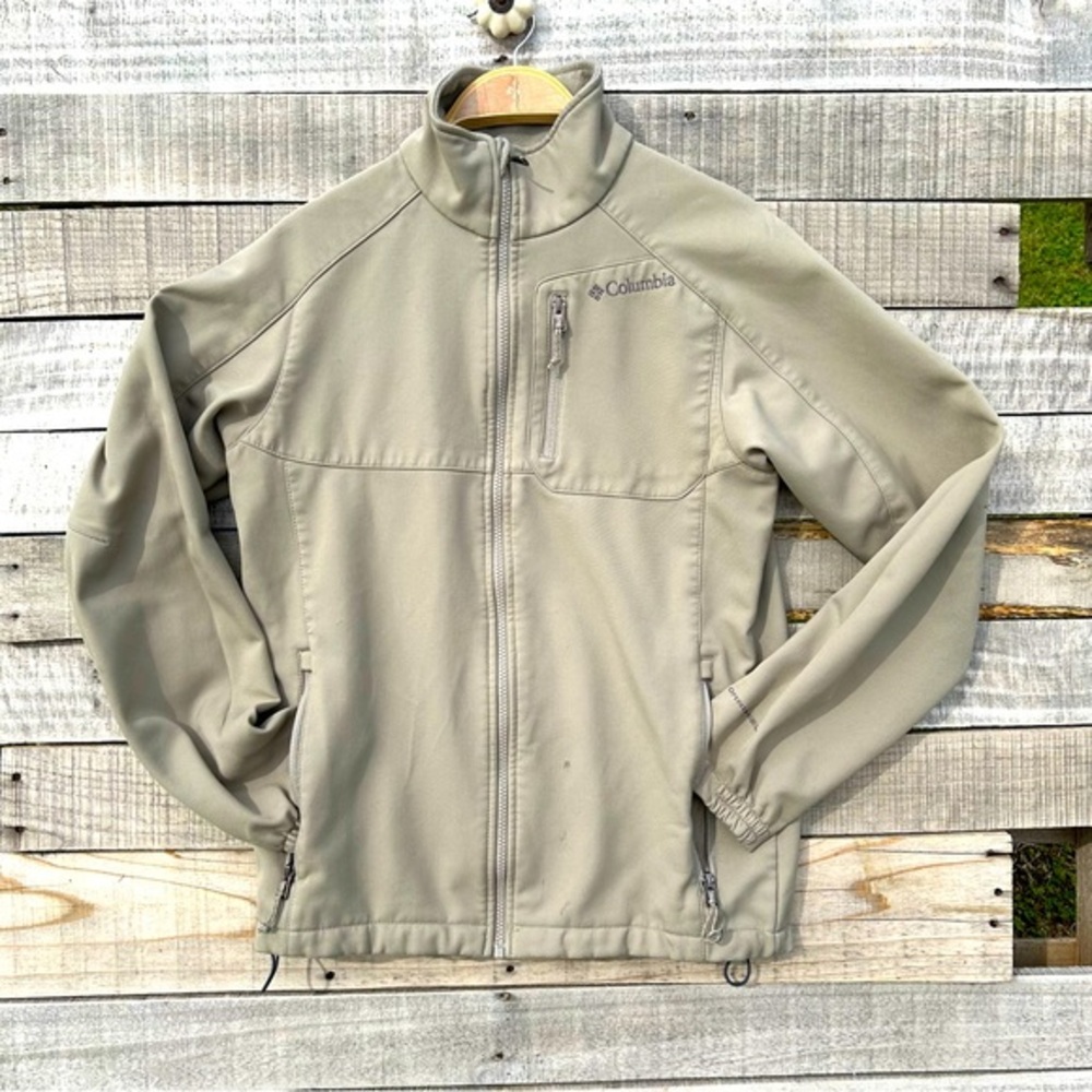 Men’s Columbia sportswear soft shell fleece jacket Size S